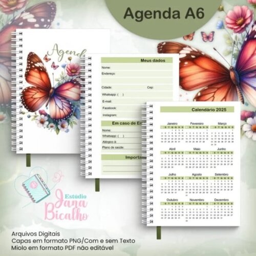 Arquivo Digital Agenda Datada A6 1dpp 2025- 149