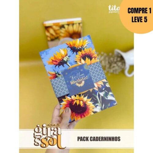 Arquivo Digital Alma de Girassol Pack Caderninhos -5935