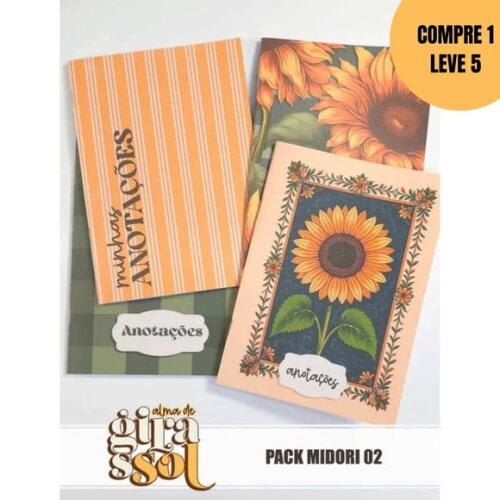 Arquivo Digital Alma de Girassol Pack Midori 02 -5932