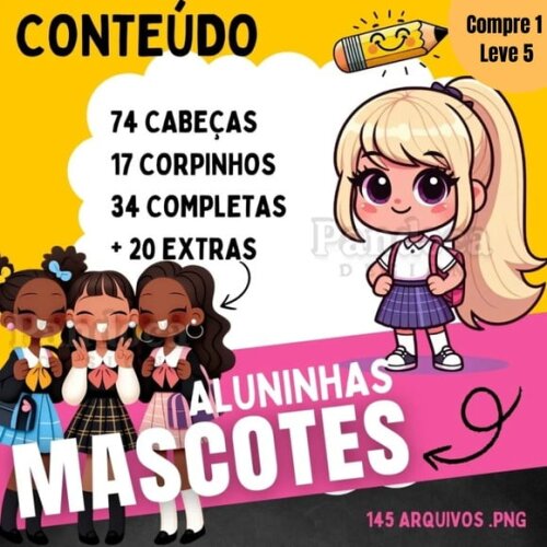 Arquivo Digital Aluninhas Meninas Volta às Aulas -1247