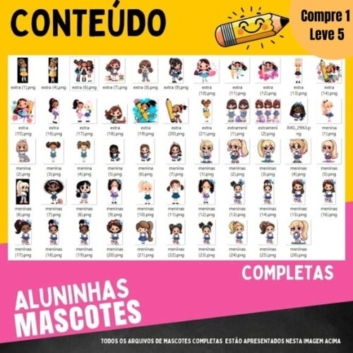 Arquivo Digital Aluninhas Meninas Volta às Aulas -1247