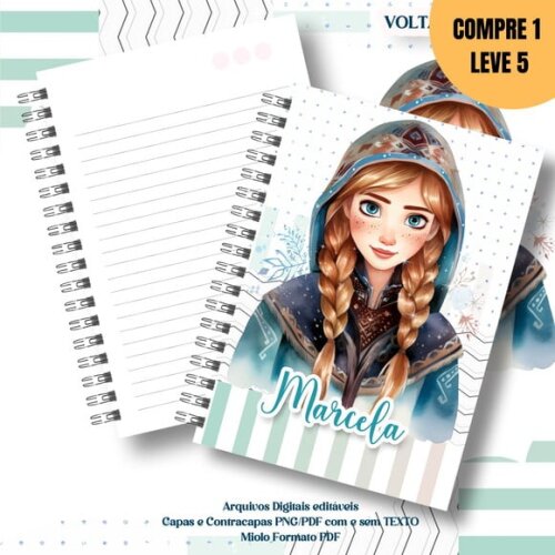 Arquivo Digital Ana Frozen Kit Escolar 2025 -1457