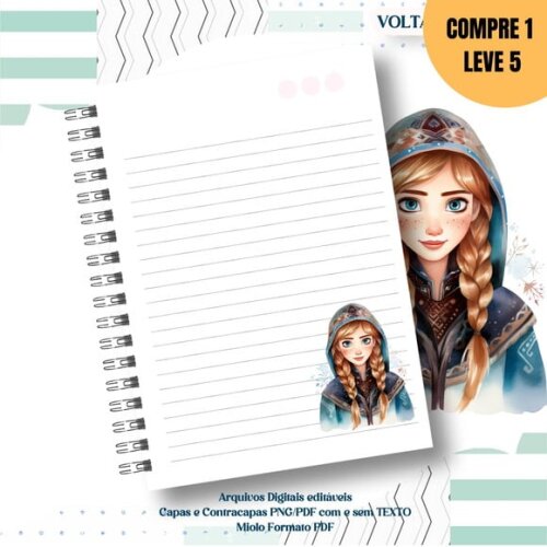 Arquivo Digital Ana Frozen Kit Escolar 2025 -1457