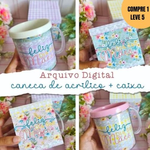 Arquivo Digital Arte Caneca + Caixa Dia das Mães -3051