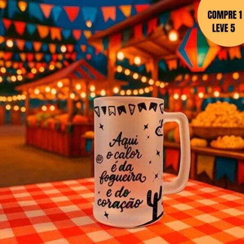 Arquivo Digital Arte Caneca Chopp Festa Junina -3463