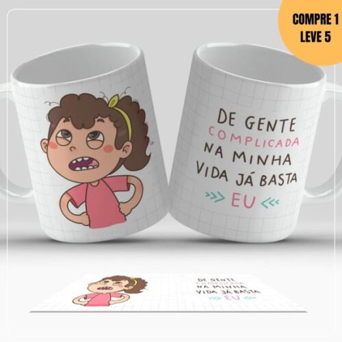 Arquivo Digital Arte para Canecas Frases Divertidas - 3580