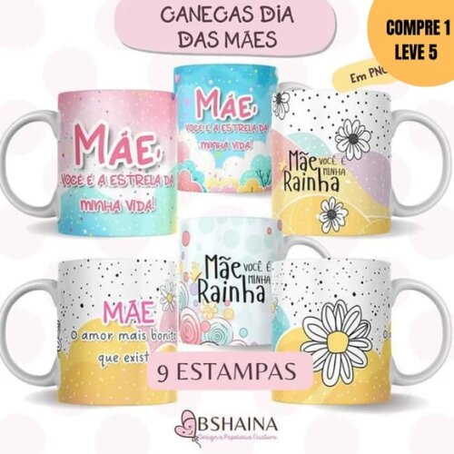 Arquivo Digital Artes Dia das Mães 2025 para Canecas -3295