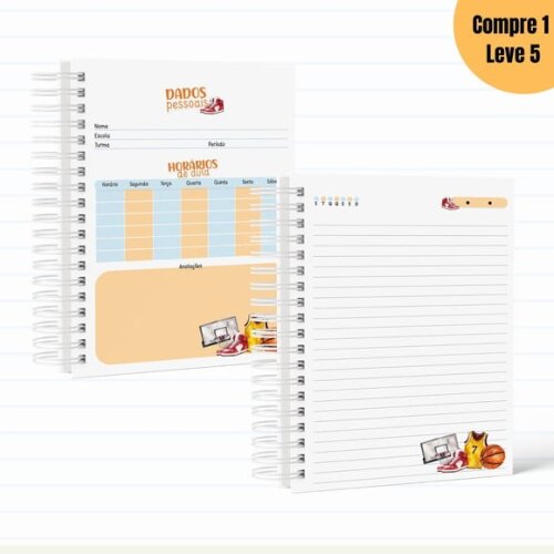 Arquivo Digital Basquete Kit Escolar 2025 -929