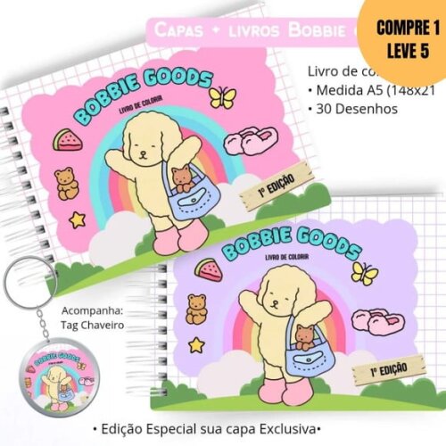 Arquivo Digital Bobbie Goods Livro de Colorir -4490