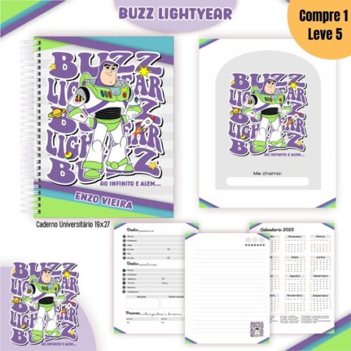 Arquivo Digital Buzz Lightyear Kit Escolar 2025 -1017
