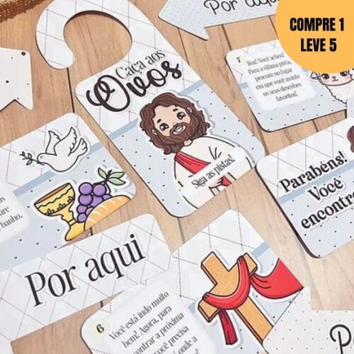 Arquivo Digital Caça aos Ovos Páscoa Cristã -2087