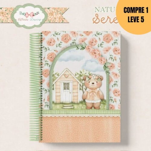 Arquivo Digital Caderno A5 Natureza Serena -6309