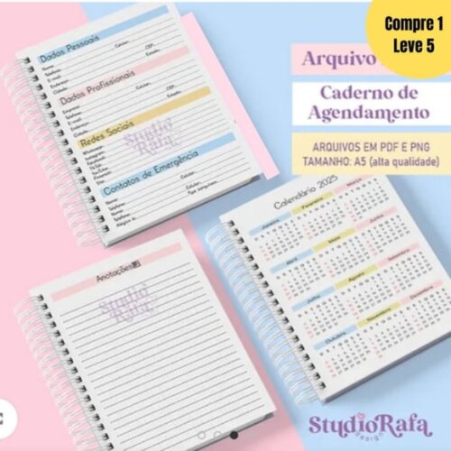 Arquivo Digital Caderno Candy Agenda 2025 - 357