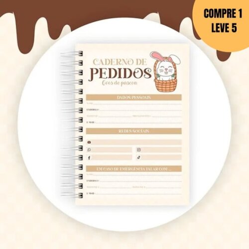 Arquivo Digital Caderno de Pedidos Ovos de Páscoa -2358