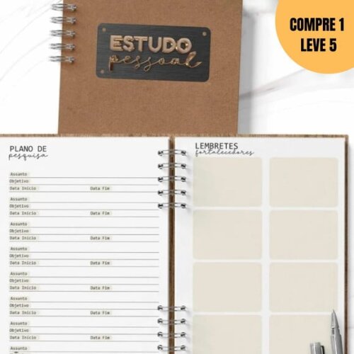 Arquivo Digital Caderno Estudo Pessoal Jw Masculino -2184