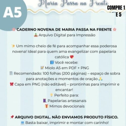 Arquivo Digital Caderno Novena Maria -3040