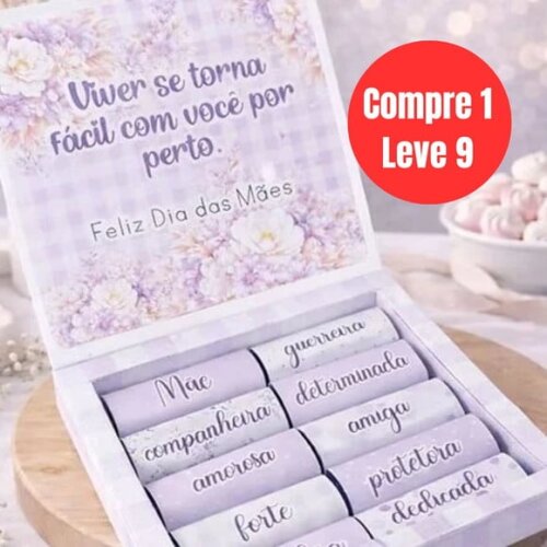 Arquivo Digital Caixa Bis com Foto Dia das Mães -6816