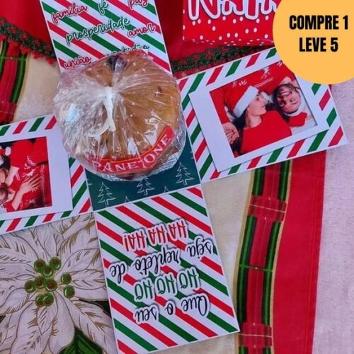 Arquivo Digital Caixa Explosão Vermelha Natal -5723