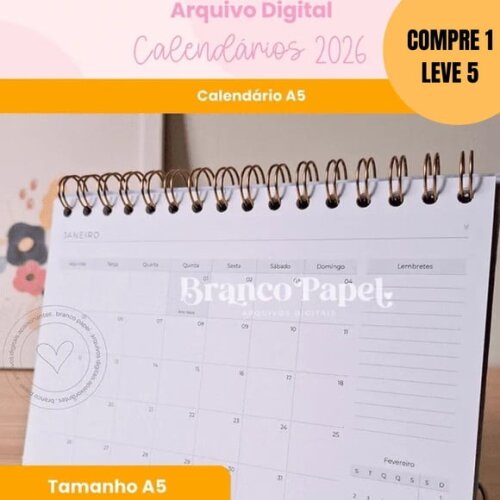 Arquivo Digital Calendário 2026 -4885