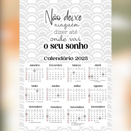 Arquivo Digital Calendários 2025 -666