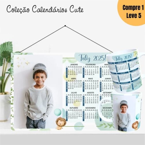 Arquivo Digital Calendários 2025 Coleção Cute 2025 -794