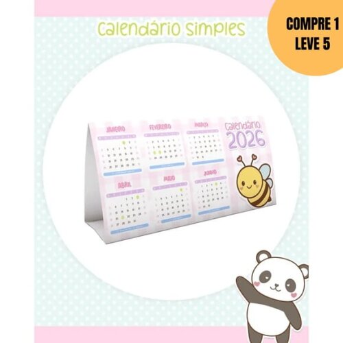 Arquivo Digital Calendários Fofinhos 2026 -6110