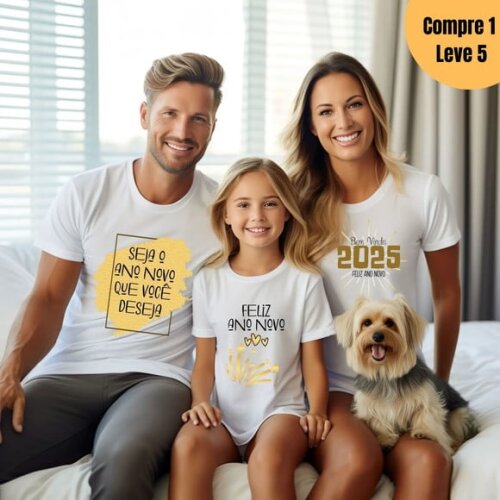 Arquivo Digital Camiseta de Ano Novo 2025 -802