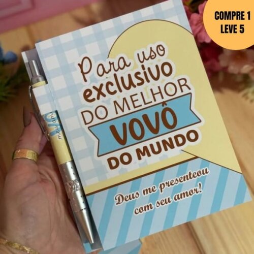 Arquivo Digital Capa Bloquinho A6 Dia dos Avós -4484