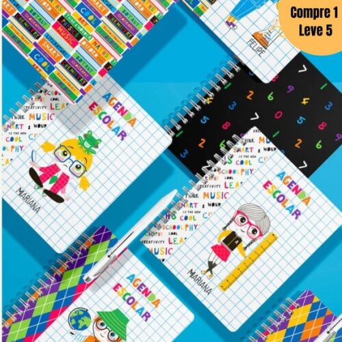 Arquivo Digital Capas e 4 Miolos Agenda Escolar -854