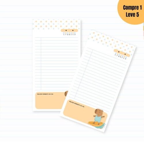 Arquivo Digital Capivara Menino Kit Escolar 2025 -763