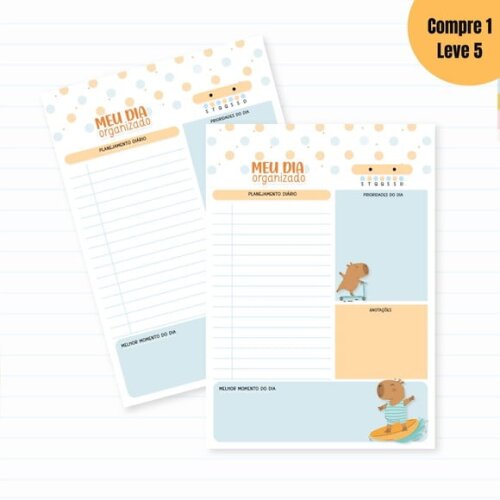 Arquivo Digital Capivara Menino Kit Escolar 2025 -763