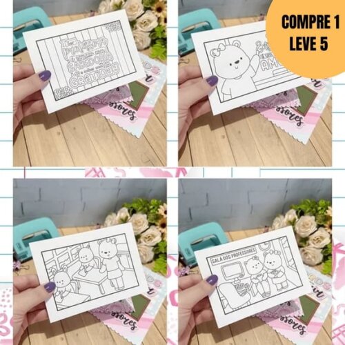 Arquivo Digital Cards para Colorir Professores -4739