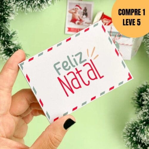 Arquivo Digital Carta Porta Chocolate Natal -5743