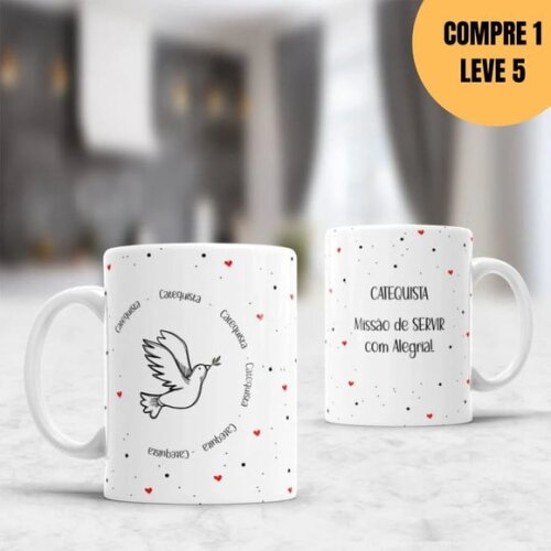Arquivo Digital Catequista Artes para Caneca -4932