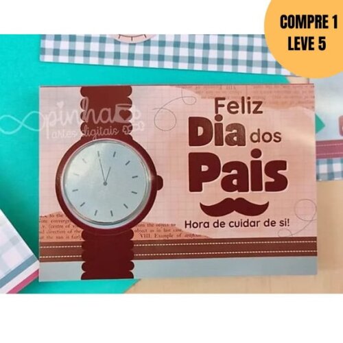 Arquivo Digital Chaveiro Tag de Placa Dia dos Pais -4679