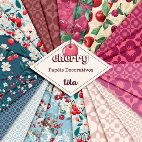 Arquivo Digital Cherry Combo Papéis Extras -1805
