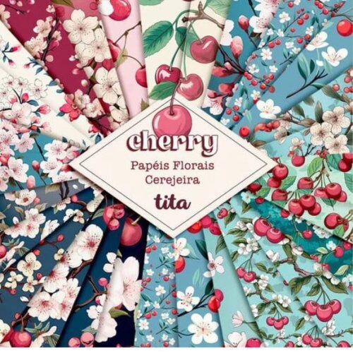 Arquivo Digital Cherry Combo Papéis Extras -1805