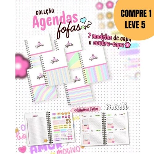 Arquivo Digital Coleção Agendas Fofas 2026 -5467