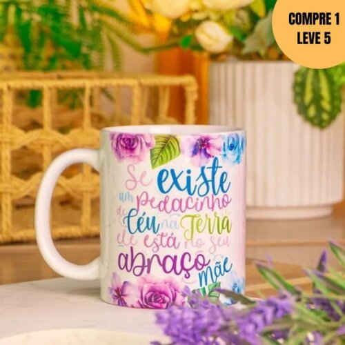 Arquivo Digital Coleção Mãe É Benção Arte para Canecas -293