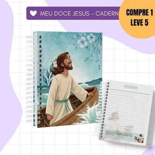 Arquivo Digital Combo 10 Cadernos Meu Doce Jesus -4917