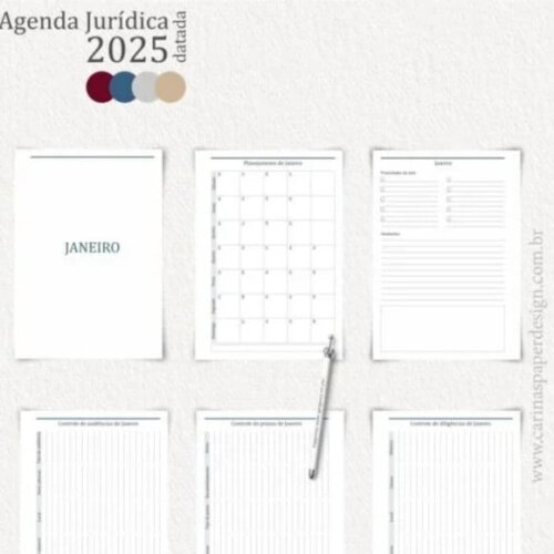 Arquivo Digital Combo 4 Miolos Digitais Agenda Jurídica -630