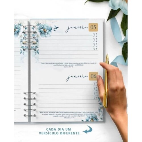 Arquivo Digital Combo 8 Agendas 2026 C/s Versículo Azul-4969