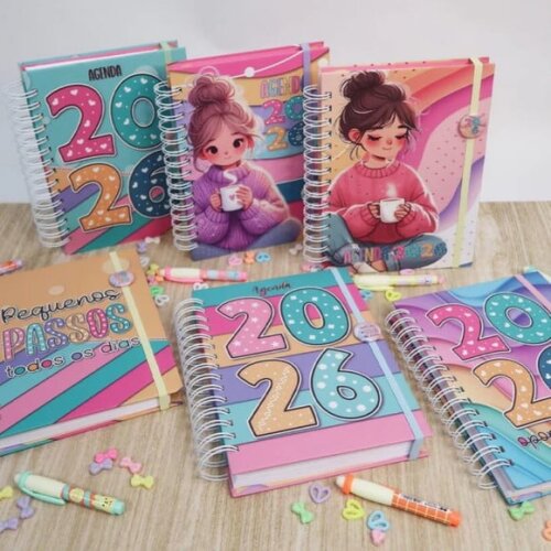 Arquivo Digital Combo Agenda Collors A5 2026 -2733