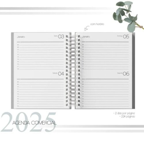 Arquivo Digital Combo Agenda Comercial Datada 2025 -1007