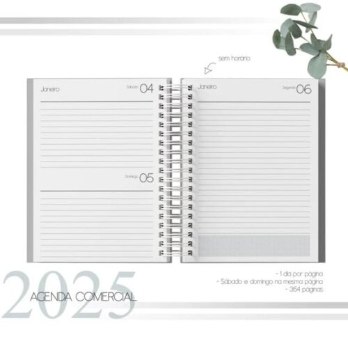 Arquivo Digital Combo Agenda Comercial Datada 2025 -1007