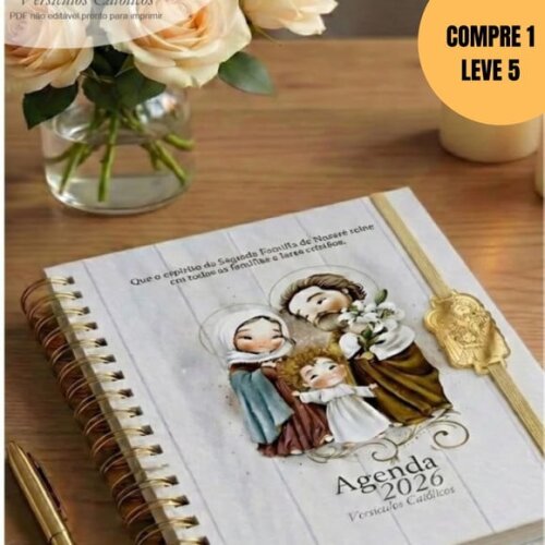 Arquivo Digital Combo Agenda com Versículos Católicos -6198