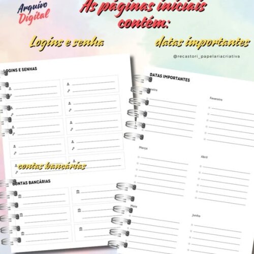 Arquivo Digital Combo Agendas 2025 Coleção Emoções -641