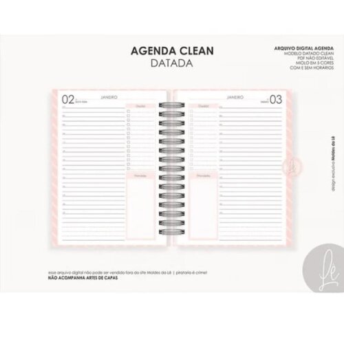 Arquivo Digital Combo Agendas 2026 Datadas -4524