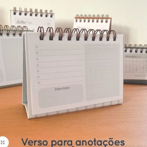 Arquivo Digital Combo Calendário de Mesa A6 e Mini -405
