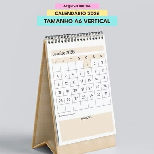 Arquivo Digital Combo Calendários de Mesa 2026 -4675